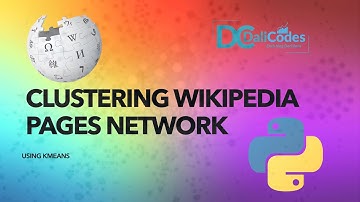 clustering wikipedia network using kmeans.