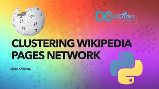 clustering wikipedia network using kmeans.