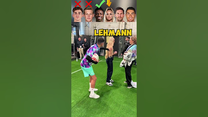 Gavi VS De Jong VS Vini Jr VS Lehmann VS Messi VS Ronaldo