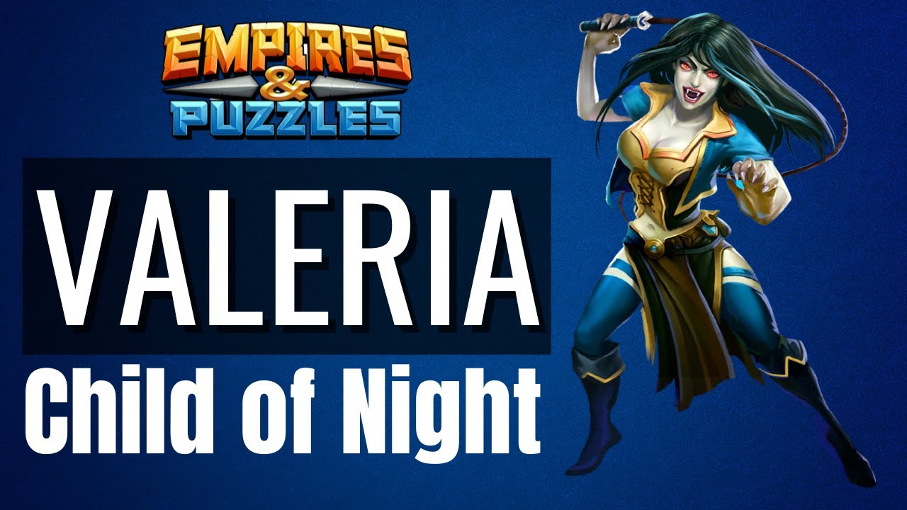 Valeria Review and Gameplay Empires Puzzles 4 Star Hero YouTube