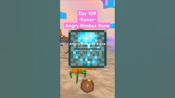 Day 109- Runes- Angry Nimbus Rune #roguelike #gaming #gamedev #indiegame #wizard  #terraria  #dnd