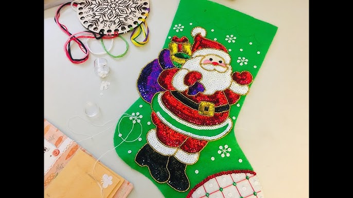 FeltTube 1- Bucilla GINGERBREAD SANTA and CHRISTMAS BIRDS Felt