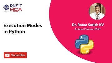 03 Sept 2020 : Python Program Execution Modes