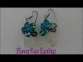 Flower Vase Earrings Tutorial, DIY