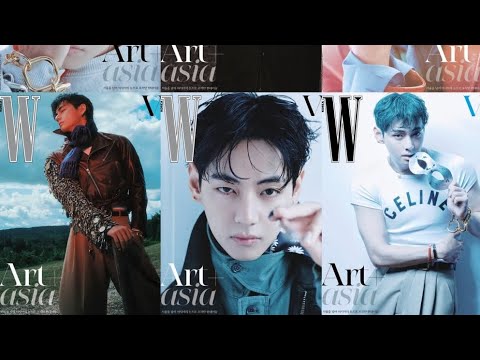 BTS's V Stuns in 6 W Korea Covers Post-Military, Fans Call