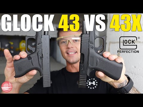 Glock 43 vs 43X (Which One Should You Get? Glock 43 or Glock 43X?)