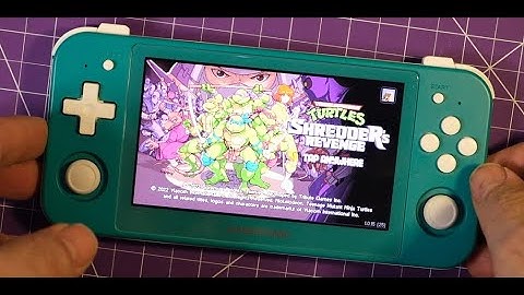 Anbernic RG505 nope Broke it! Well we will do it anyway Playstore TMNT. #handheld #anbernic  #RG505