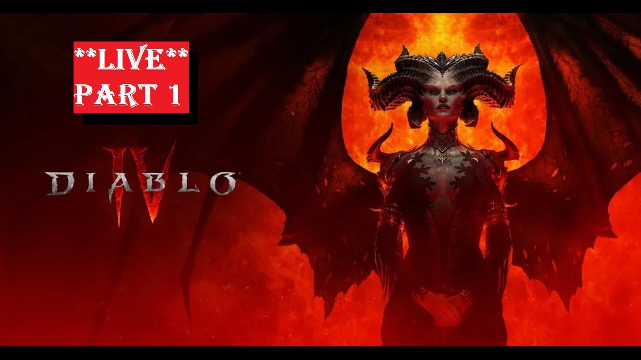 *LIVE* Diablo 4 Early Access - Full Gameplay Walkthrough - Part 1 - YouTube