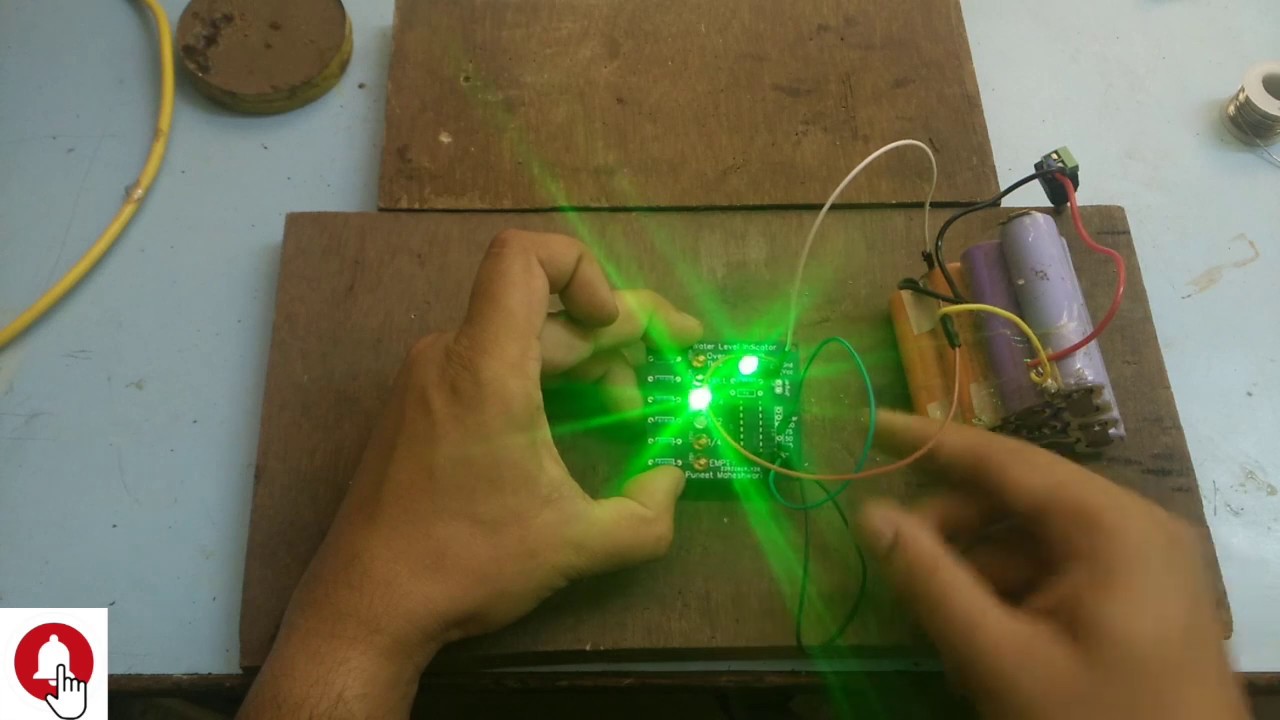 Water level indicator using ULN2003A IC YouTube