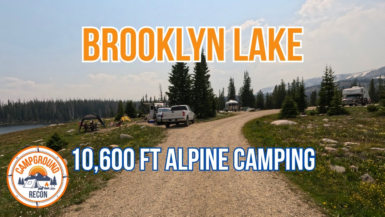 Camping at 10,600 Feet! Brooklyn Lake Campground Review (Wyoming)