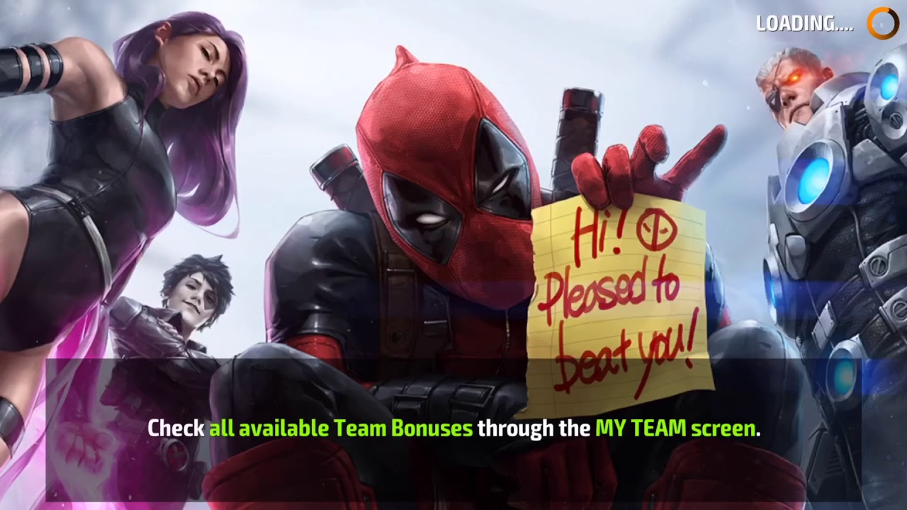 Testing out the new characters on Marvel future fight - YouTube