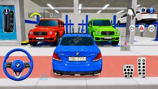New BMW Car & G-Wagons g63 Auto Repair Shop! Old Kia Carnival Car vs Bullet Train | 3D Driving Class screenshot 4