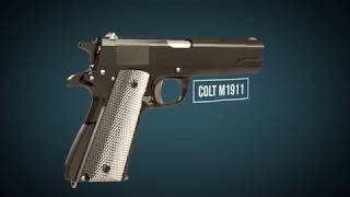 Как работает оружие кольт М1911 (анимация)