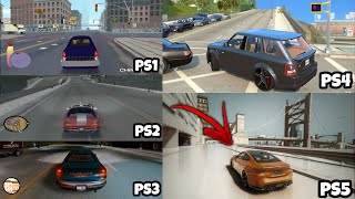 GTA 3 Graphics Comparison PS1 vs PS2 vs PS3 vs PS4 vs PS5 || Gaming_Monkee