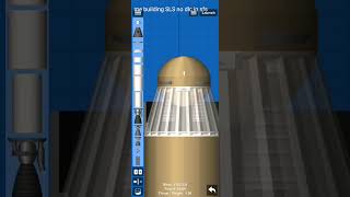 me building SLS no dlc in sfs  #spaceflightsimulator