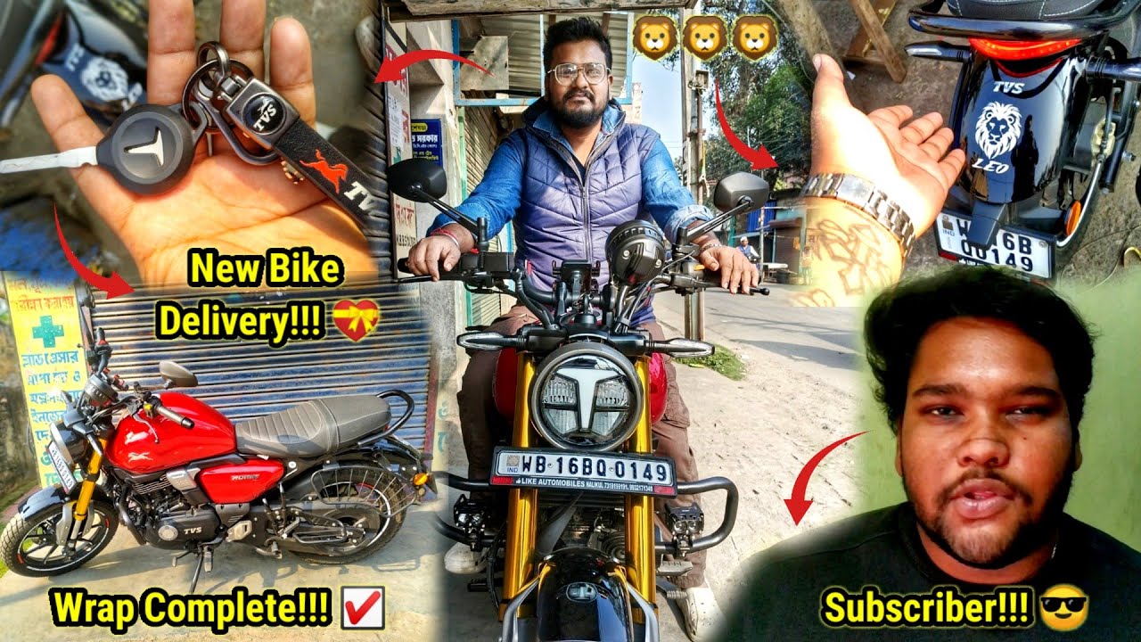 First Time Riding On TVS Ronin 🔥 Wrap 🥰 New Bike Delivery ☑️ Special Moment 😎 @dsarkarmotovlogs490