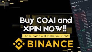 How To Buy Coai And Xpin On Binance Made Easy These Coins Will Make You Rich