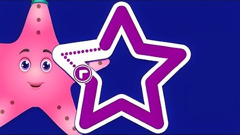 Shapes For Kids | Star Shapes Tracing | Shapes Song For Toddlers