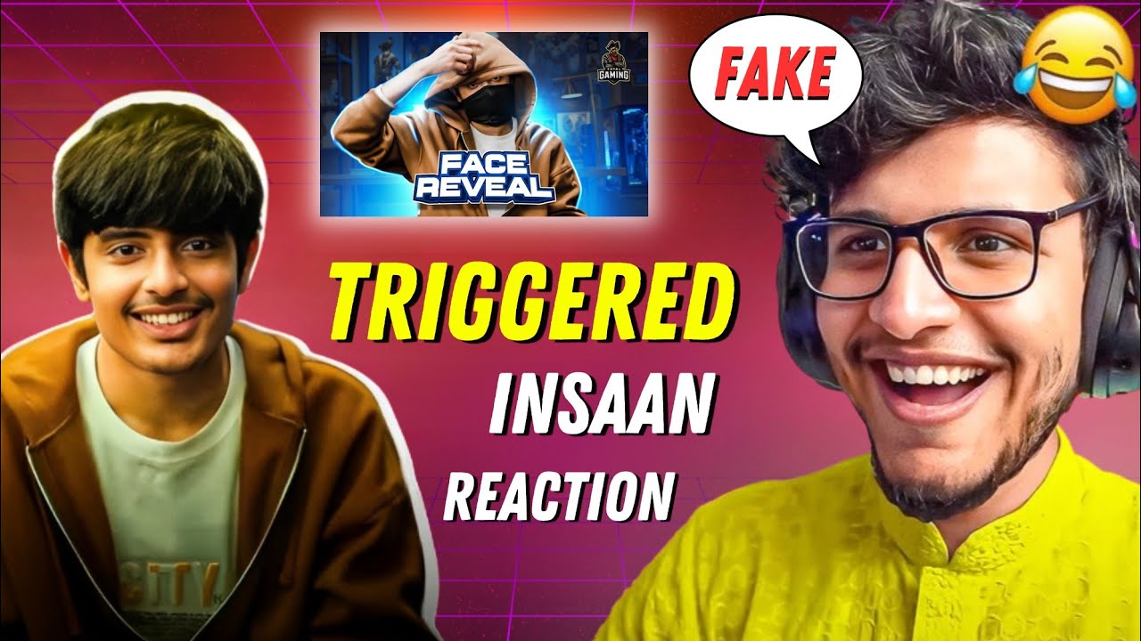 Triggered insaan reaction on Ajjubhai Face Reveal | Total gaming face ...