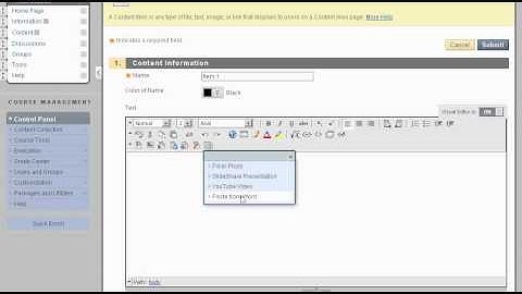 Blackboard Paste from Microsoft Word concept