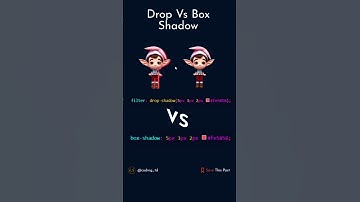 Drop Vs Box Shadow | HTML CSS Tutorial #css #coding_td