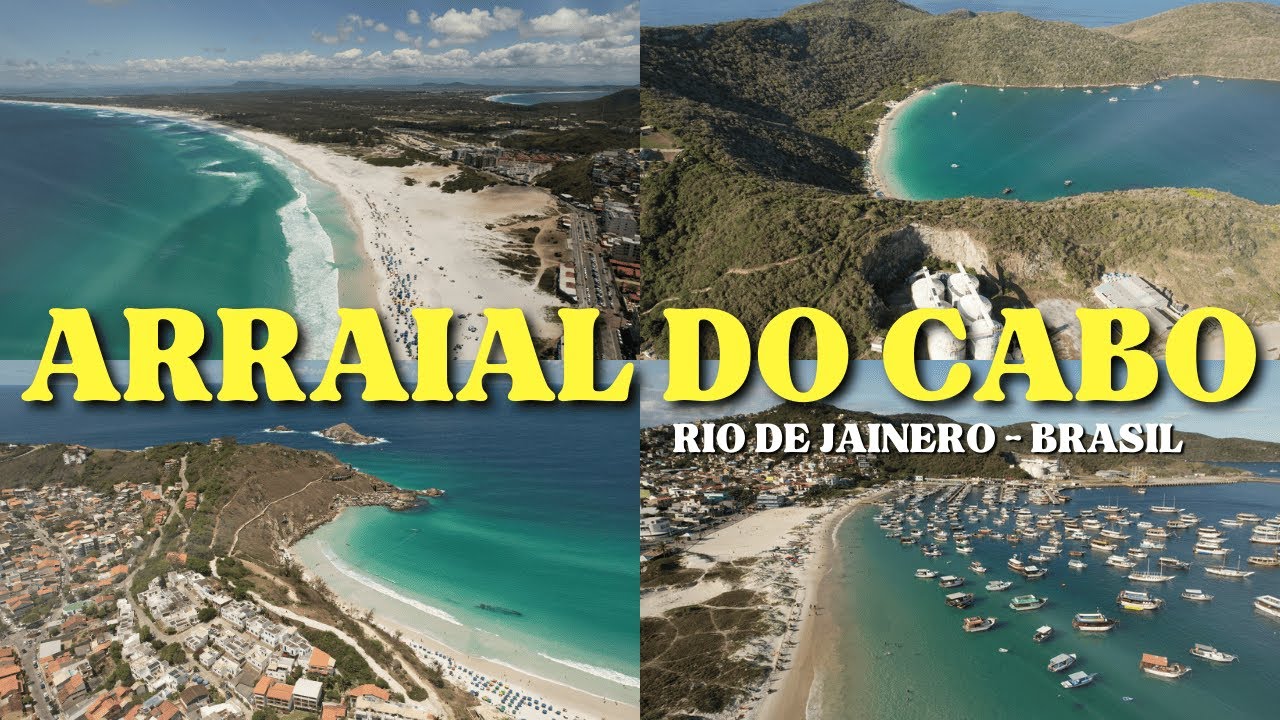 ARRAIAL DO CABO - RIO DE JANEIRO 🇧🇷 4K ULTRA HD - COM PRAIAS PREMIADAS ENTRE AS TOP 10 DO BRASIL