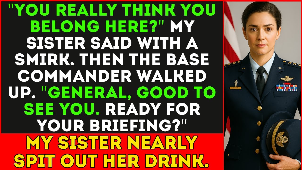 At Dinner They Mocked Me as a Nobody — Then Her Commander Saluted and Said, 'General, Welcome Back