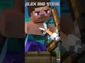 🔥 Alex and Steve VS Other Mobs in Minecraft Movie | Part #5 #viral #viralvideo #edit  #slcrafterman
