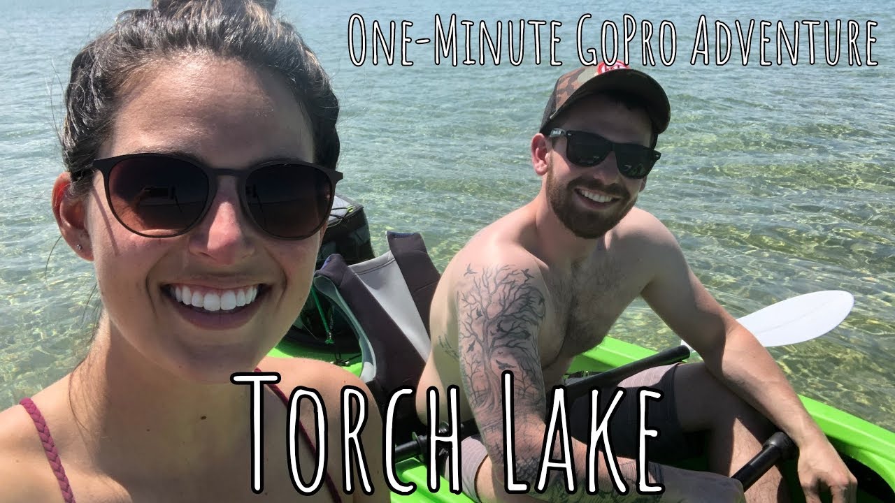 One-minute "GoPro" Adventure | Torch Lake (Bellaire, Michigan)