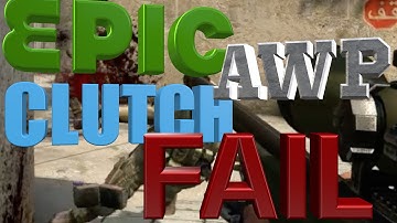 CS:GO - Epic 1v5 AWP Clutch Fail