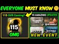 OMG! 115 OVR Coming in FC Mobile? - 10 Amazing Leaks &amp; Updates | Mr. Believer