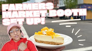 How to set up a farmers market booth!