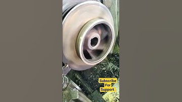 Machining Impeller Pump Part 1 #shorts #machinist #lathe #machineshop #cnc #diy #machinery