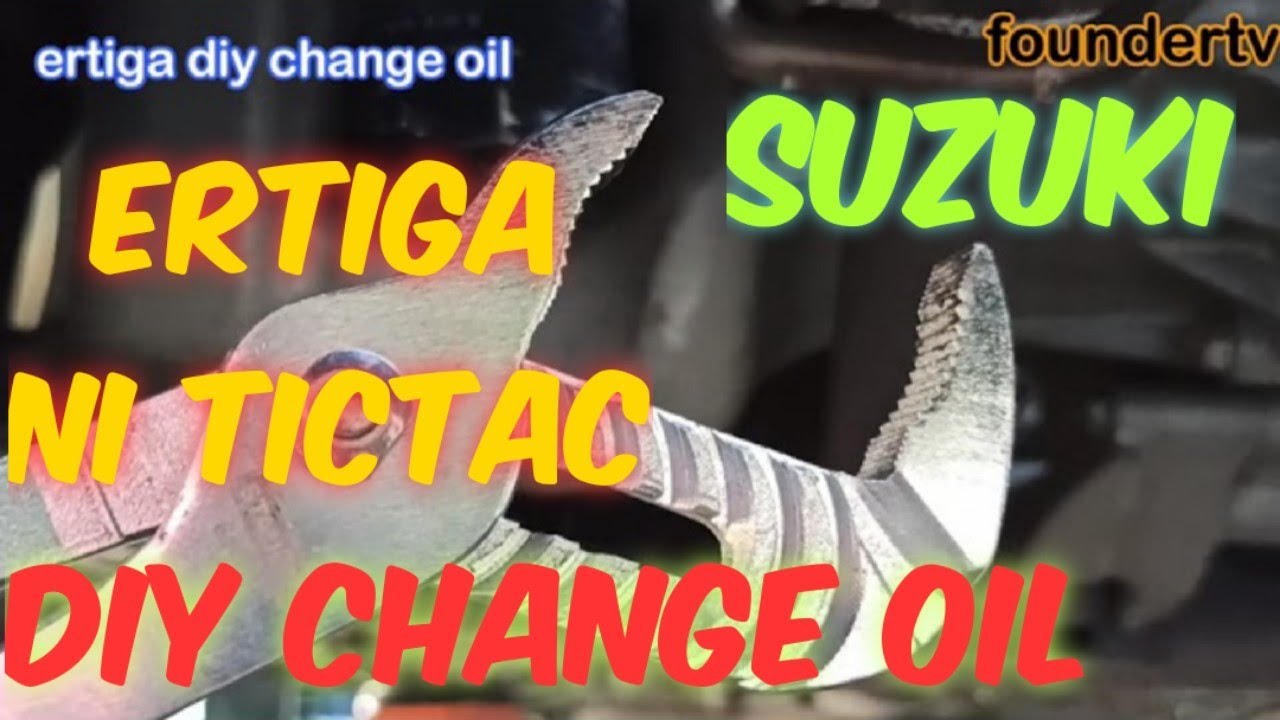 ERTIGA NI TICTAC DIY CHANGE OIL YouTube