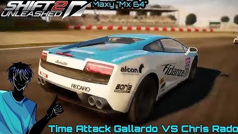 NFS Shift 2 Maxy Walktrough - Time Attack Gallardo Action with Chris Rado