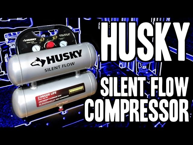 Husky 1 Gal. Portable Electric-Powered Silent Air Compressor