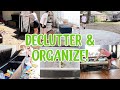 DECLUTTERING &amp; ORGANIZING! INSIDE &amp; OUTSIDE CLEANING MOTIVATION! MESSY HOUSE CLEAN WITH ME!