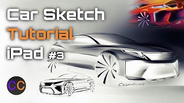 #2 |CAR RENDER| SUV Car Design Rendering&Sketching Procreate Tutorial - 자동차 디자인 렌더링&스케치 프로크리에이트 강좌
