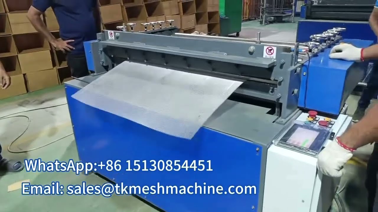 Expanded Metal Mesh Slitting And Cutting Machine