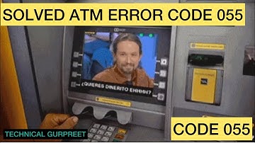 Error Code 055 SBI ATM Card | Fix SBI Response Code 055 Ineligible Transaction 2023 in HINDI