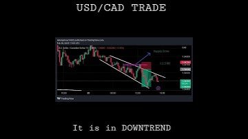USD/CAD DOWNTREND Trade. See comment Video I already told. Subscribe for More.#forex #usdcad #shorts