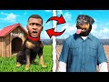 ФРАНКЛИН и ЧОП ПОМЕНЯЛИСЬ ТЕЛАМИ в GTA 5!