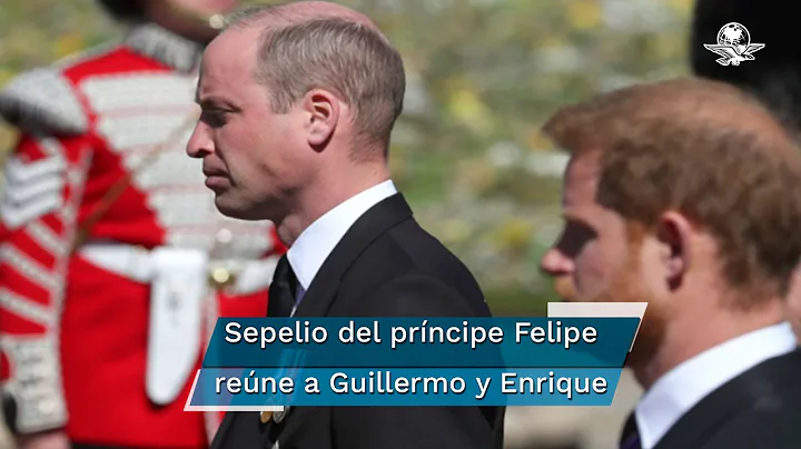 Prncipe Felipe. Guillermo y Enrique se reencuentran en funeral de su abuelo