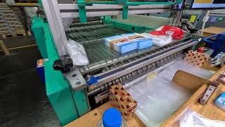 Mecctron SAM 80 automatic plastic film converting / bag-making machine