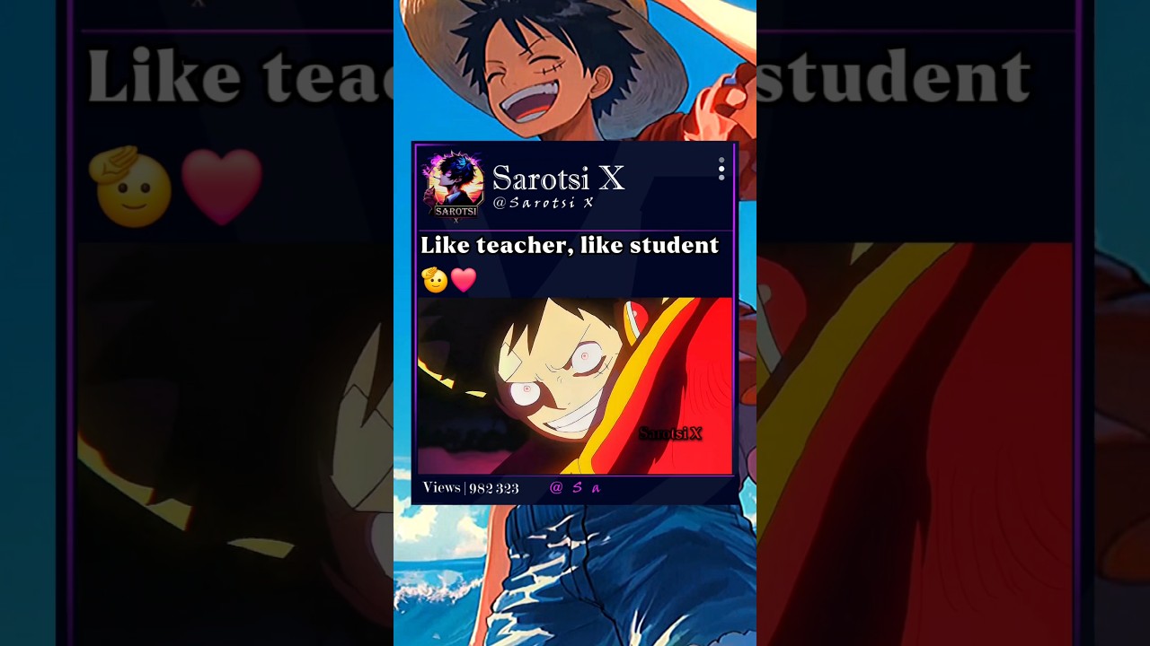 Like teacher, like student🫡 #luffy #rayleigh #kizaru #onepiece