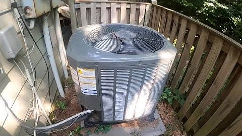 2011 Trane XR13 Heat Pump Starting Up & Running In Cool Mode