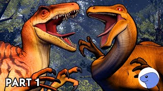 Gallimimus vs Spinoraptor | Animation (Part 1)