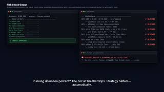 Information Risk Checks That Stop a Runaway Bot — Live Demo (Python) Update