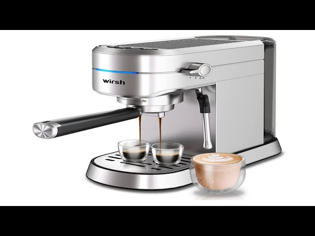Wirsh Espresso, Capuccino, Latte Machine Full Review 