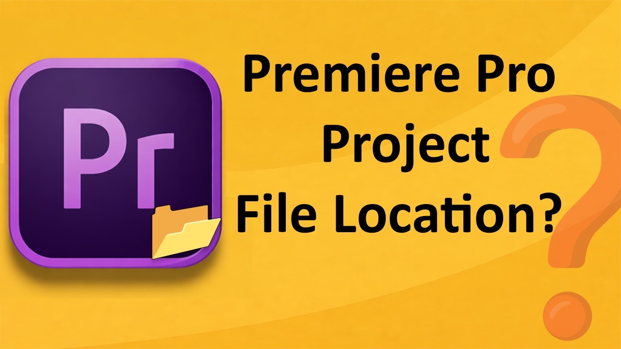 How to Change Project File Location in Adobe Premier Pro - YouTube